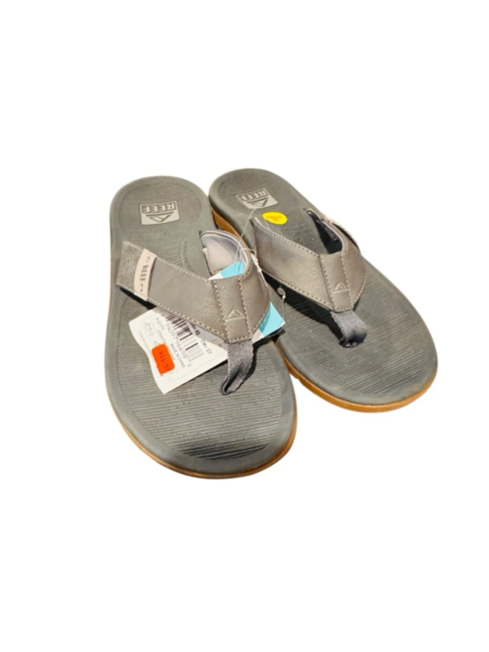 Men's Reef Gray Sandals & Flip-Flops Size 8